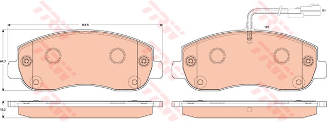 ON BALATA MASTER III 2.3DCI 2.10 13 MOVANO 2.3CDTI 5.10 14 NISSAN NV400 2.3CDI 11 410604386R - 4106000Q0L