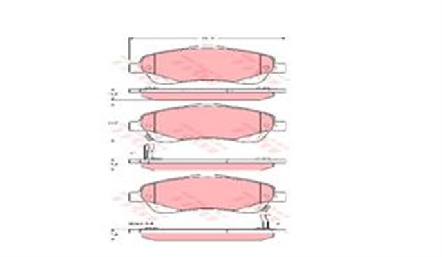 ON BALATA AVENSIS 1.8 - 2.0 - 2.0D - 4D 2.4 03 - 08 COROLLA VERSO 1.6 - 1.8 - 2.0 2.2D - 4D 04 - 09