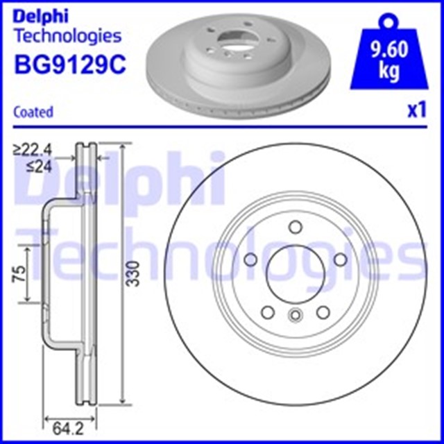 FREN DISKI ON BMW F10 F11 10 HAVALI KAPLAMALI