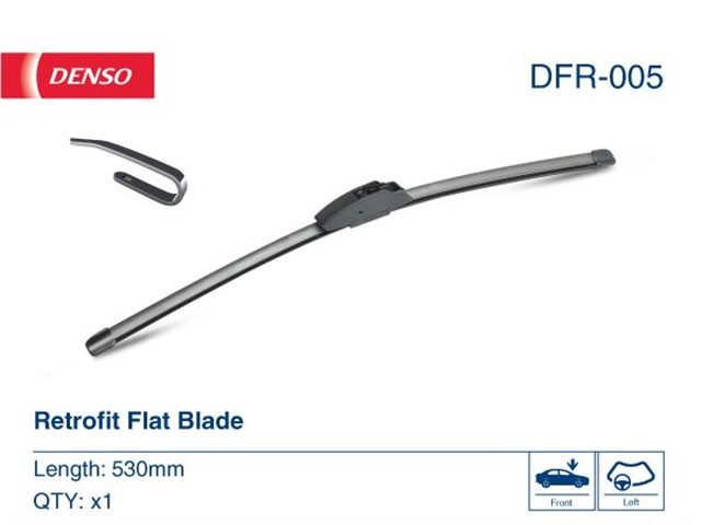 WIPER. FLAT FRONT BLADE