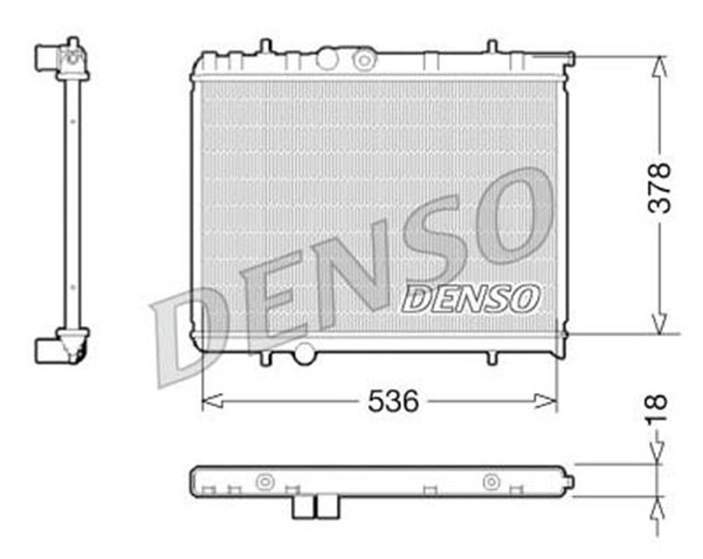 RADIATOR CITRO N BERLINGO MF 96 - 11