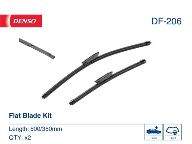 WIPER. FLAT FRONT BLADE