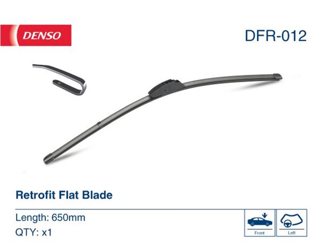 WIPER. FLAT FRONT BLADE