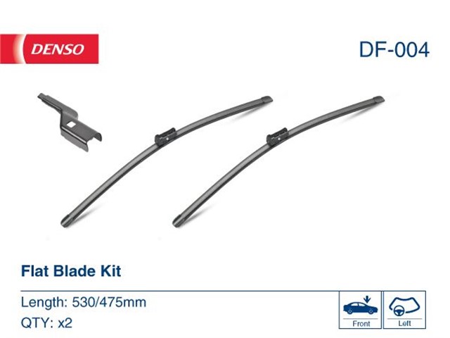 WIPER. FLAT FRONT BLADE