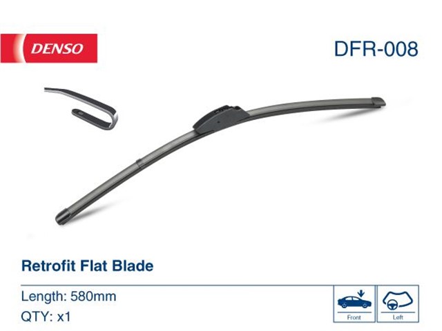 WIPER. FLAT FRONT BLADE