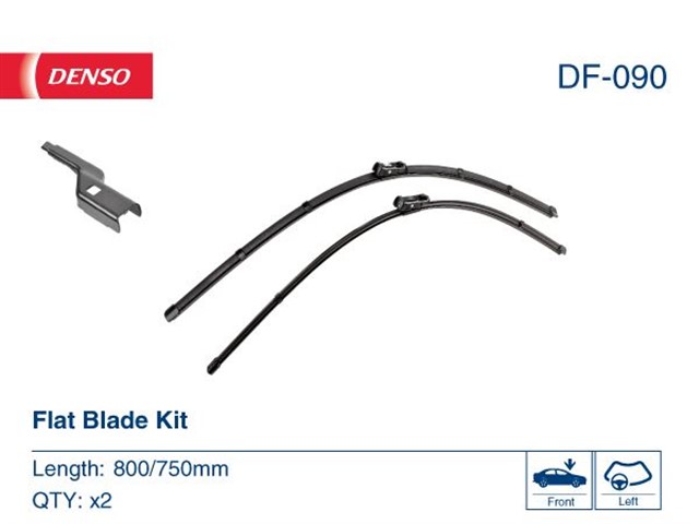 FLAT WIPERBLADE OE KIT 800/750