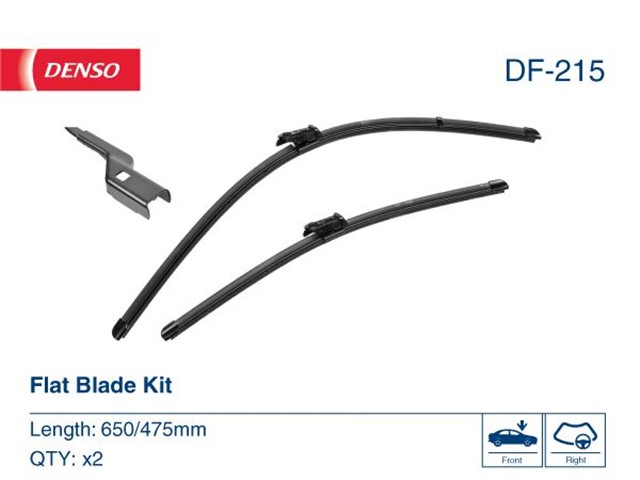 WIPER. FLAT FRONT BLADE