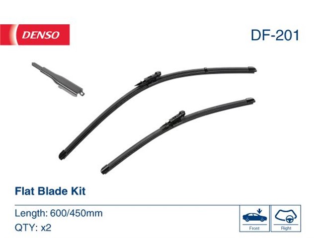 WIPER. FLAT FRONT BLADE