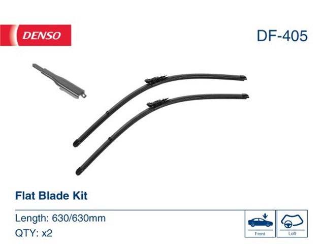 WIPER. FLAT FRONT BLADE