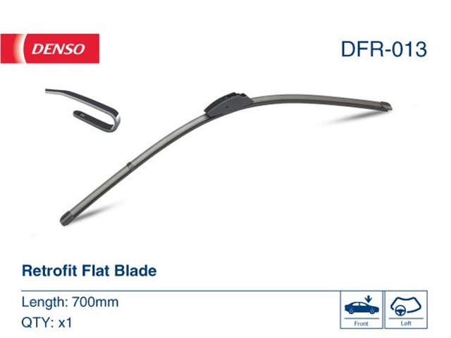 WIPER. FLAT FRONT BLADE