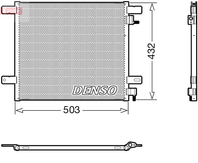 CONDENSER. AIR CONDITIONING