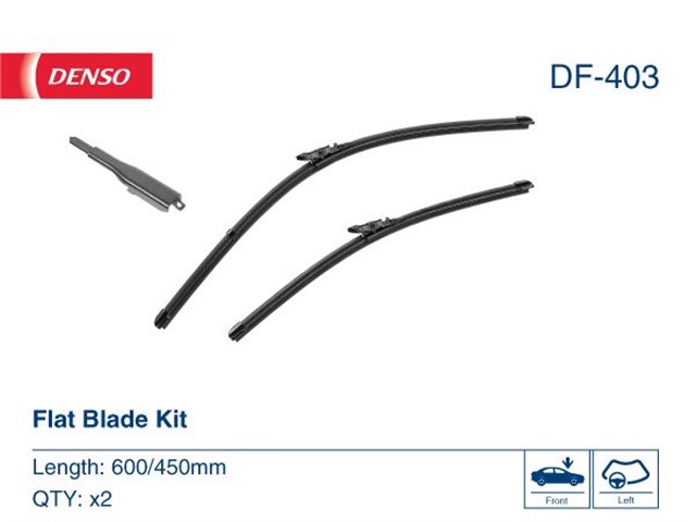 WIPER. FLAT FRONT BLADE