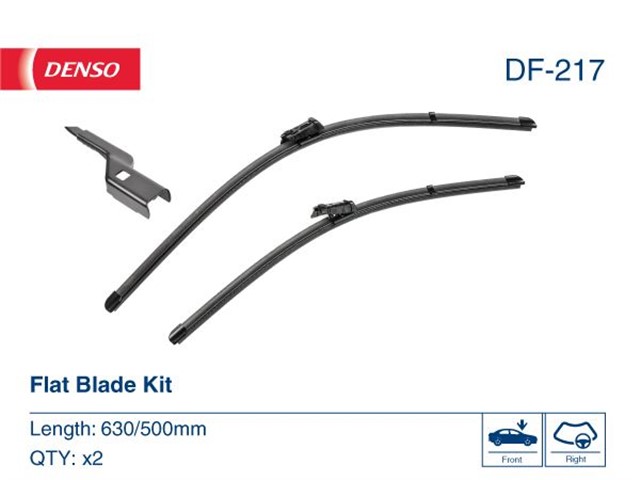 WIPER. FLAT FRONT BLADE
