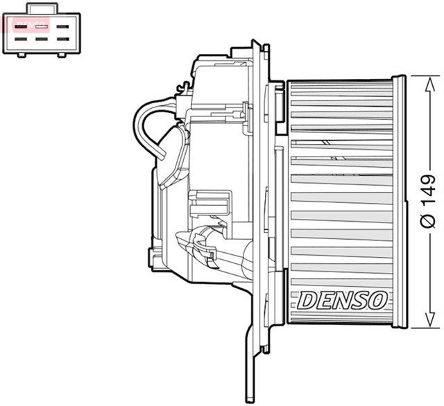 CABIN BLOWER AUDI A3 8P 03 - 13
