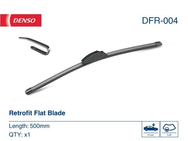 WIPER. FLAT FRONT BLADE
