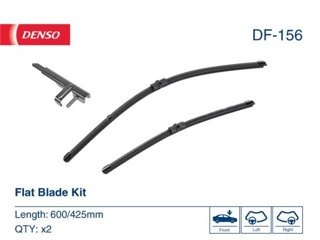 WIPER. FLAT FRONT BLADE