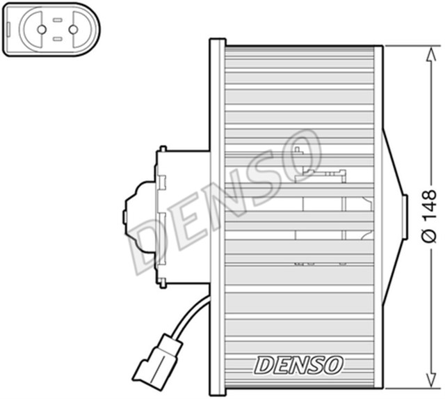 CABIN BLOWER FORD FIESTA III 89 - 97