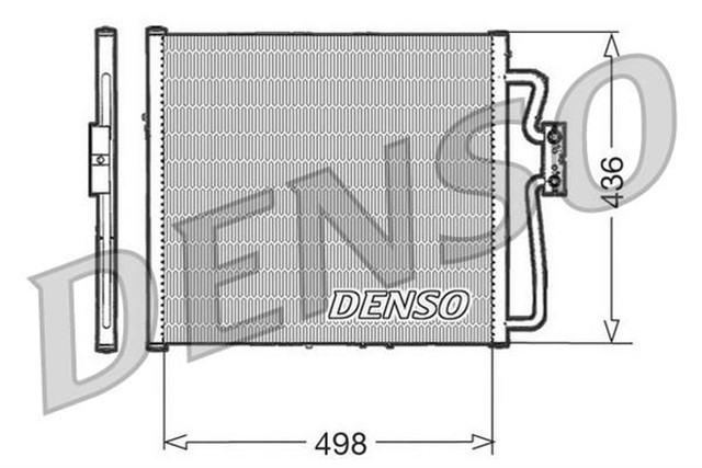CONDENSER. AIR CONDITIONING RENAULT KANGOO 97 - 