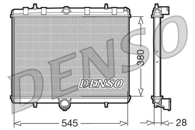 RADIATOR. ENGINE COOLING CITRO N C8 02 - 