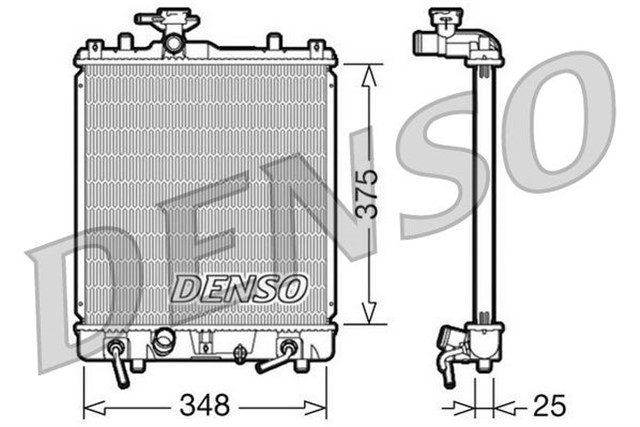 RADIATOR. ENGINE COOLING SUZUKI IGNIS I 00 - 05