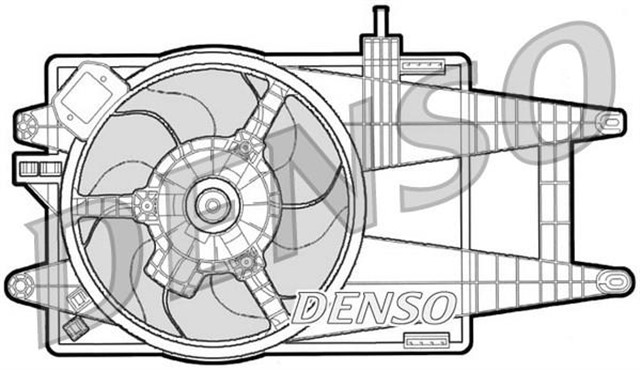 FAN. RADIATOR FIAT IDEA 03 - 