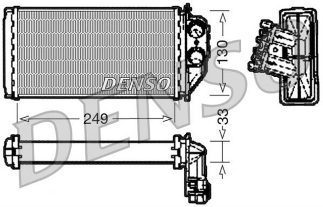 HEAT EXCHANGER. INTERIOR HEATING