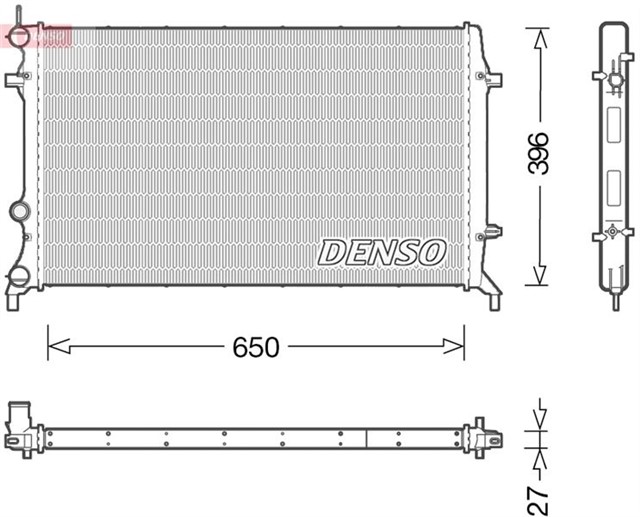 RADIATOR. ENGINE COOLING VW BEETLE 5C 11 - 19
