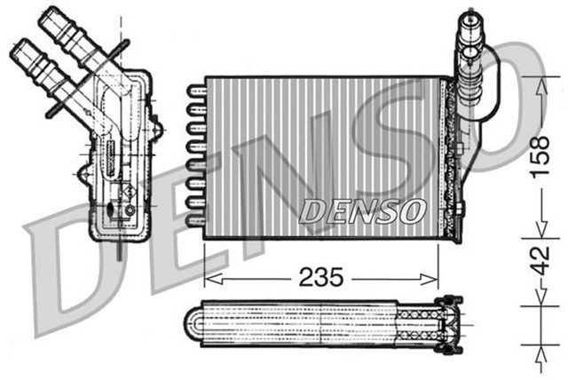 HEAT EXCHANGER. INTERIOR HEATING