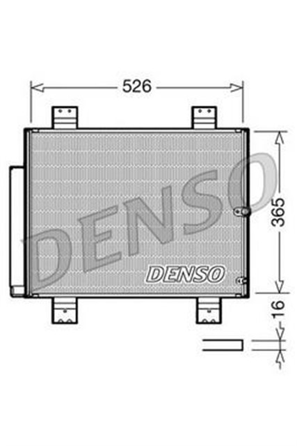 CONDENSER. AIR CONDITIONING DAIHATSU TERIOS 05 - 