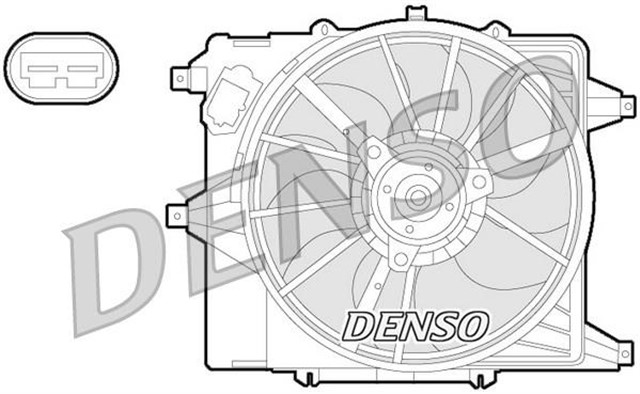 FAN. RADIATOR RENAULT CLIO II 98 - 