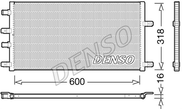 RADIATOR. ENGINE COOLING IVECO DAILY V 11 - 14
