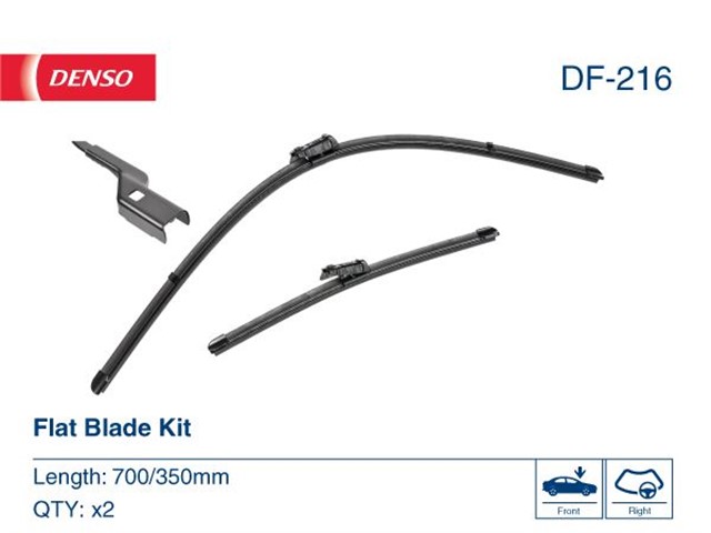 WIPER. FLAT FRONT BLADE