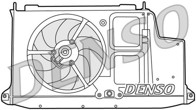 FAN. RADIATOR PEUGEOT 206 98 - 12