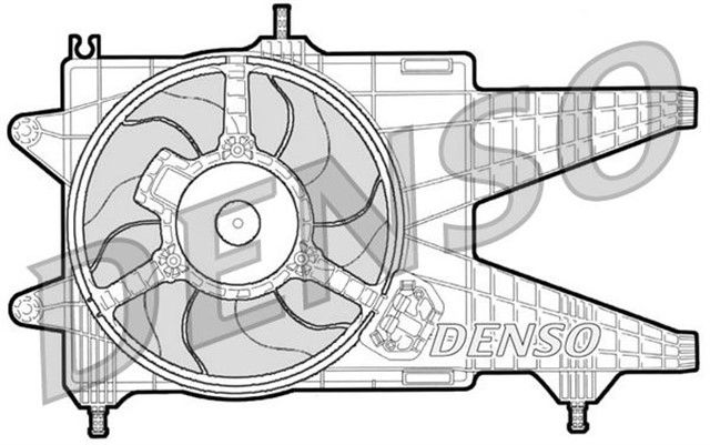 FAN. RADIATOR FIAT PUNTO 99 - 12