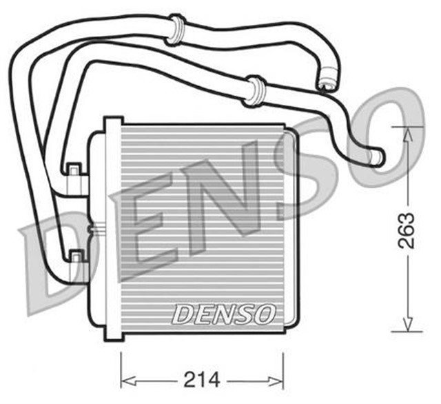 HEAT EXCHANGER. INTERIOR HEATING IVECO DAILY III 97 - 06