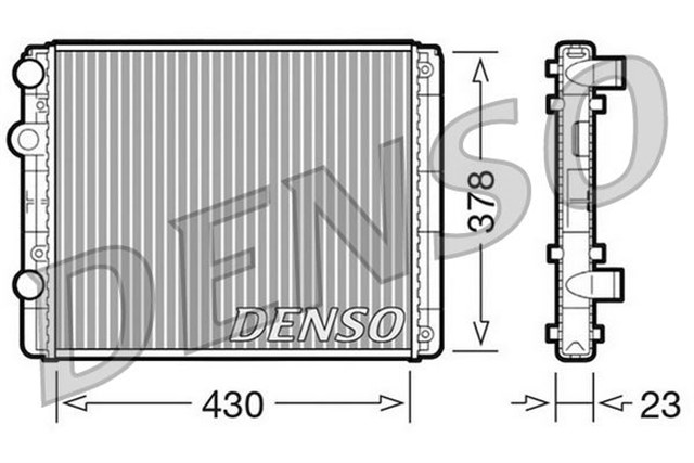 RADIATOR. ENGINE COOLING SEAT AROSA 6H 97 - 04