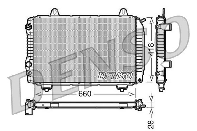 RADIATOR. ENGINE COOLING CITRO N C25 81 - 94