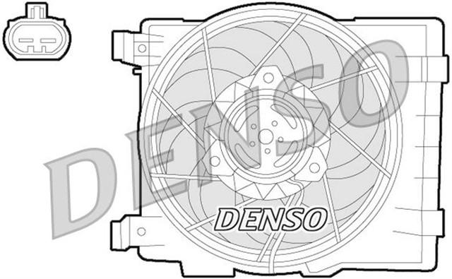 FAN. RADIATOR OPEL CORSA C 00 - 09