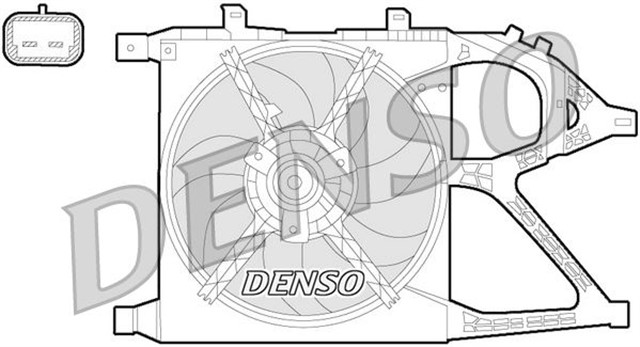 FAN. RADIATOR OPEL CORSA C 00 - 09