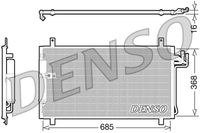 CONDENSER. AIR CONDITIONING