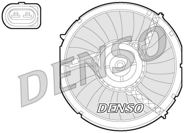 FAN. RADIATOR AUDI A4 8D. B5 94 - 01
