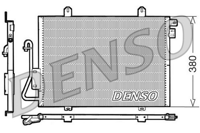 CONDENSER. AIR CONDITIONING RENAULT CLIO I 90 - 98