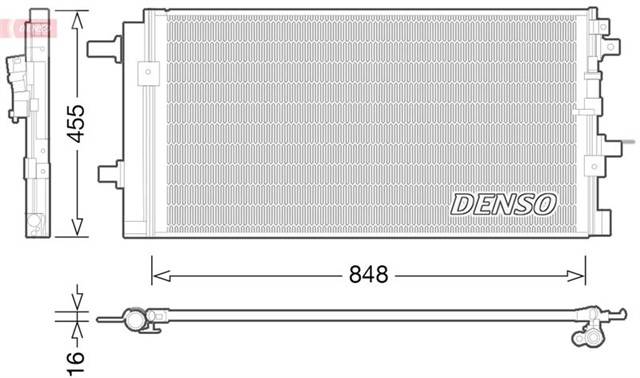 CONDENSER. AIR CONDITIONING