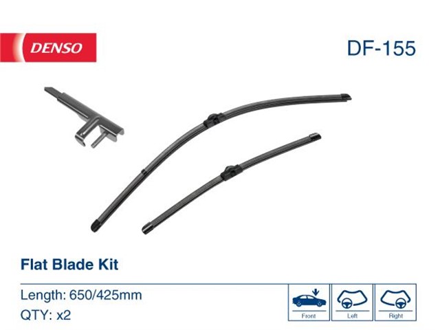 WIPER. FLAT FRONT BLADE