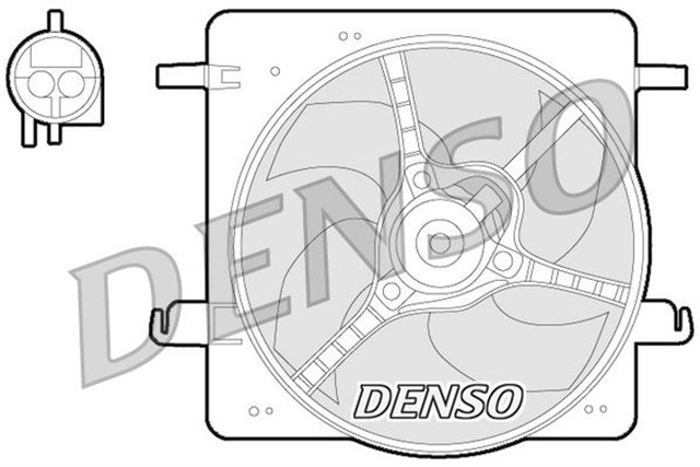 FAN. RADIATOR FORD KA 96 - 08