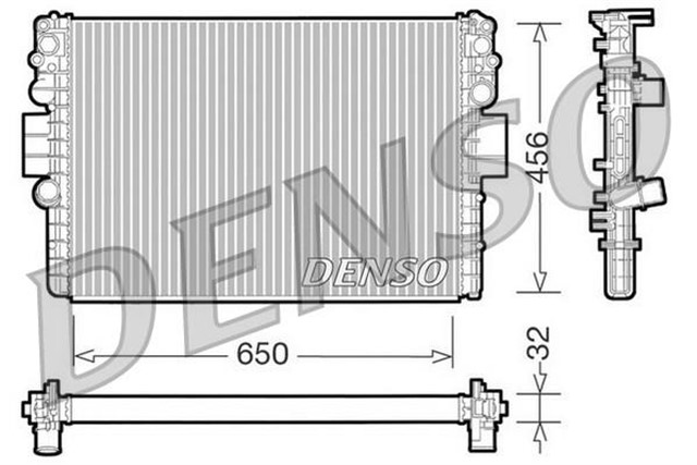 RADIATOR. ENGINE COOLING IVECO DAILY III 97 - 06