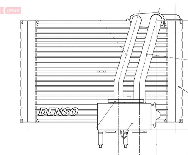 EVAPORATOR. AIR CONDITIONING CITRO N JUMPY 06 - 