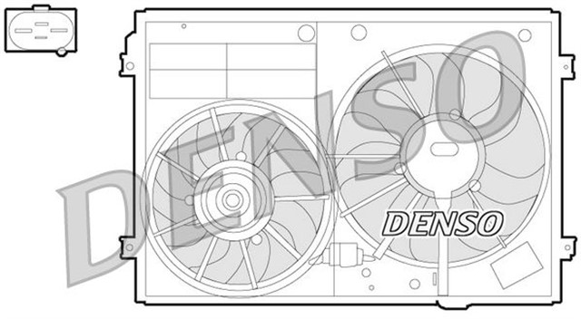 FAN. RADIATOR AUDI A3 8P 03 - 13