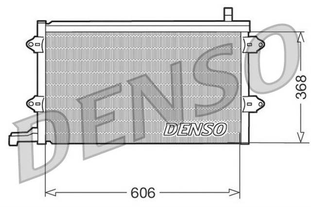 CONDENSER. AIR CONDITIONING VW GOLF III 1H. 1E 91 - 99