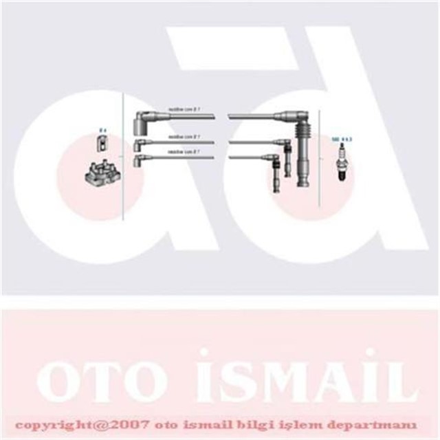 BUJI KABLO TK VECTRA B V6 96 ECOTEC 2 - 4 - 6